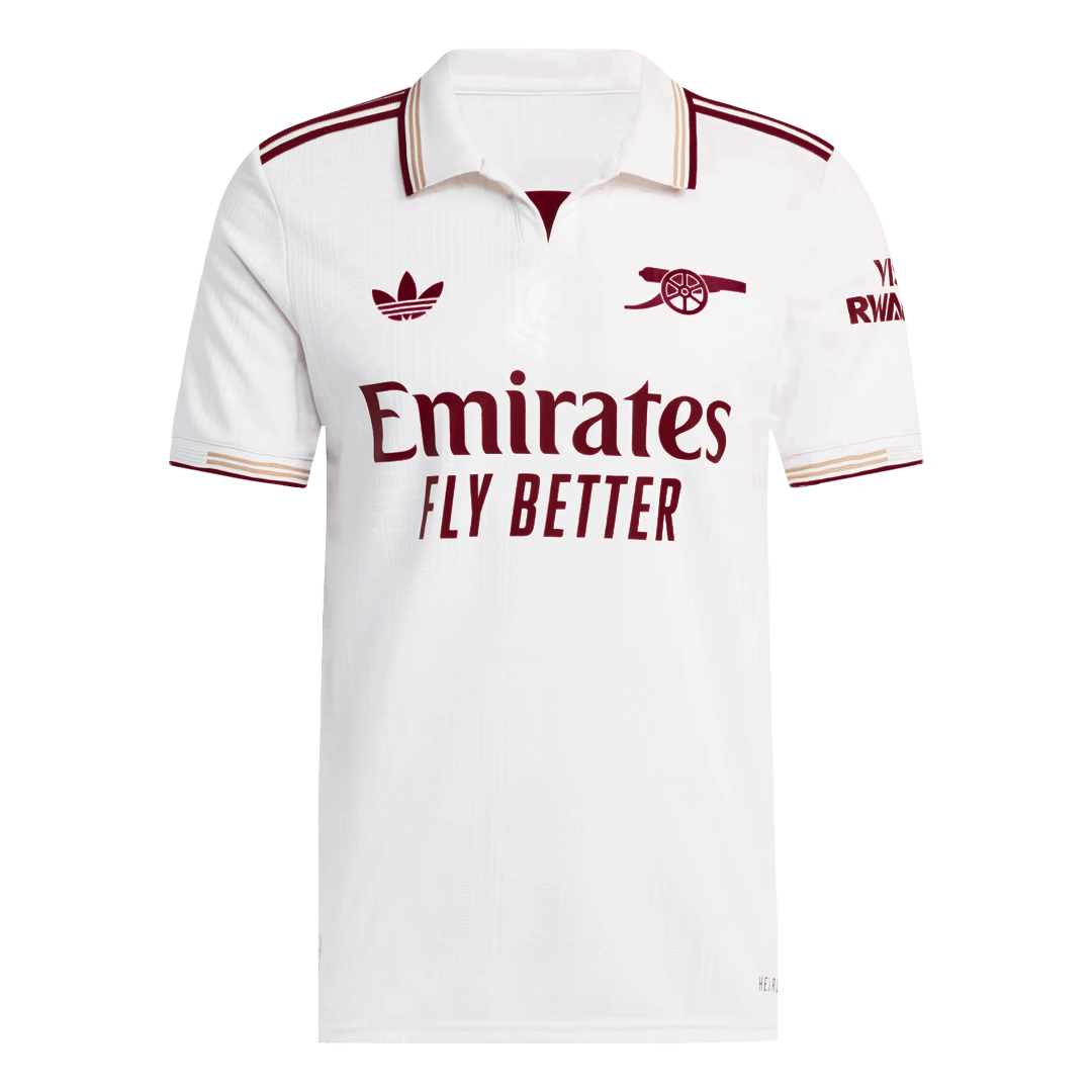 Mens Arsenal Third Jersey 2025/26 - Player Version (Slim Fit)