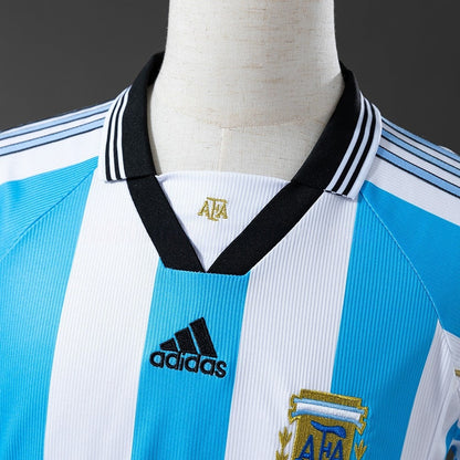 Argentina Jersey 1998 Home Retro Football Kit
