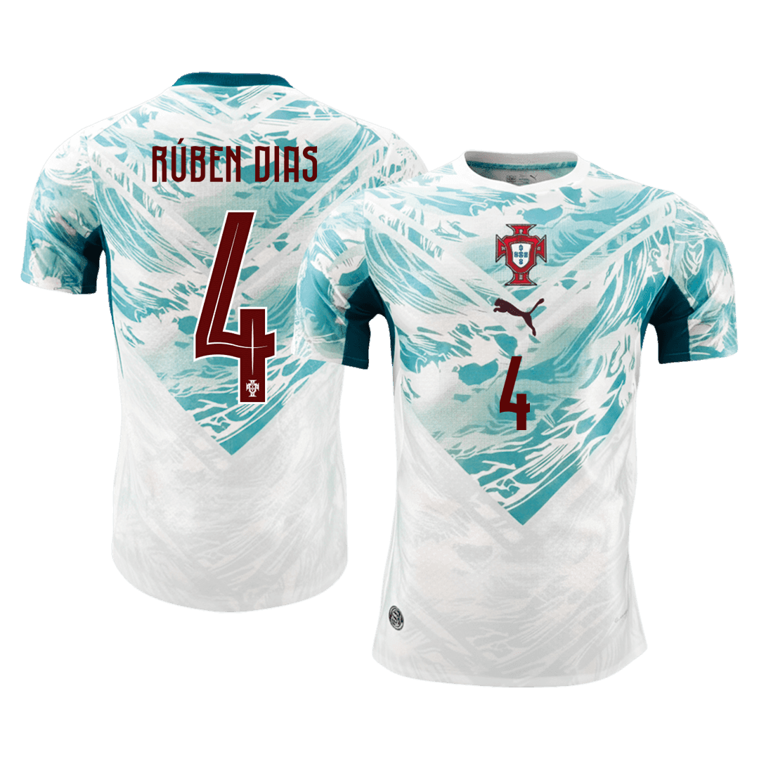 RÚBEN DIAS #4 Mens Portugal World Cup Away Jersey 2026 - Player Version (Slim Fit)