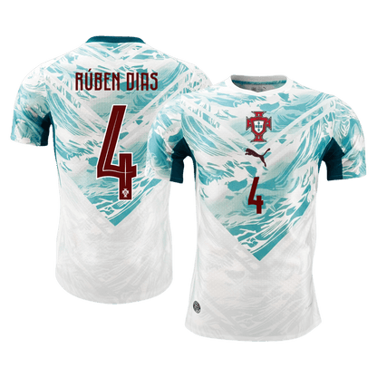RÚBEN DIAS #4 Mens Portugal World Cup Away Jersey 2026 - Player Version (Slim Fit)