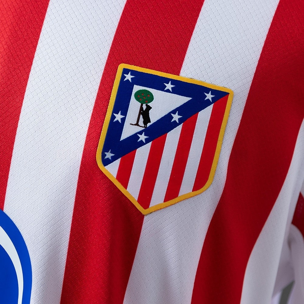 Atletico Madrid Jersey 25/26 Home Football Kit Long Sleeves