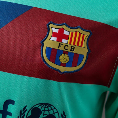 Barcelona Jersey 2010-11 Away Retro Football Kit Long Sleeves