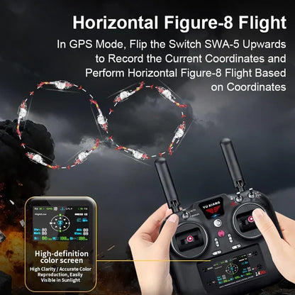 YUXIANG F112S AH-1 Cobra RC Helicopter 1:32 Scale 9CH GPS Optical Flow Altitude Hold