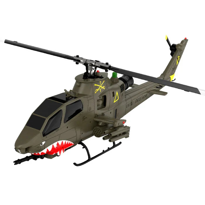 YUXIANG F112S AH-1 Cobra RC Helicopter 1:32 Scale 9CH GPS Optical Flow Altitude Hold
