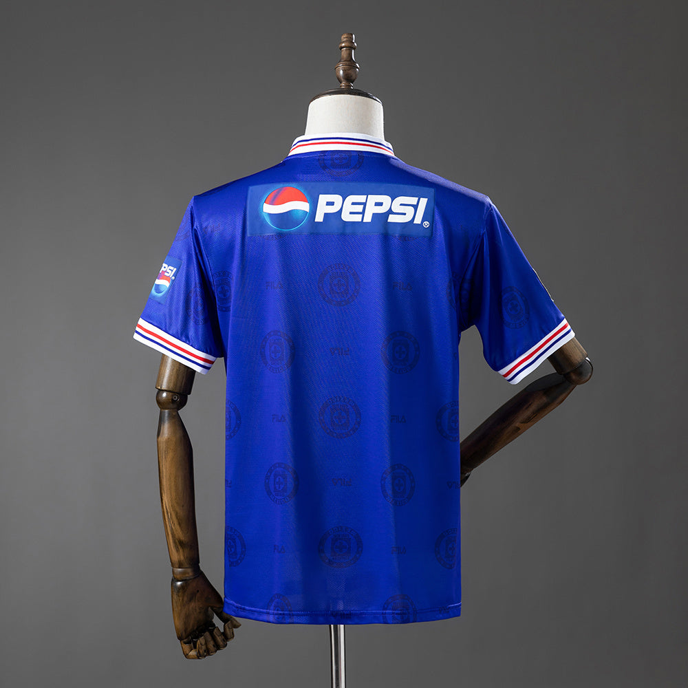 Retro Cruz Azul Home Jersey 1998 Football Kit Soccer Shirt