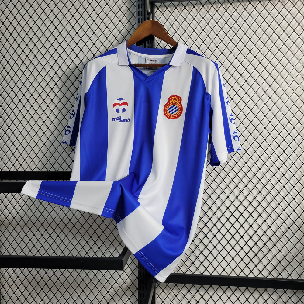 Retro version 1984-1989 Espanyol home Jersey