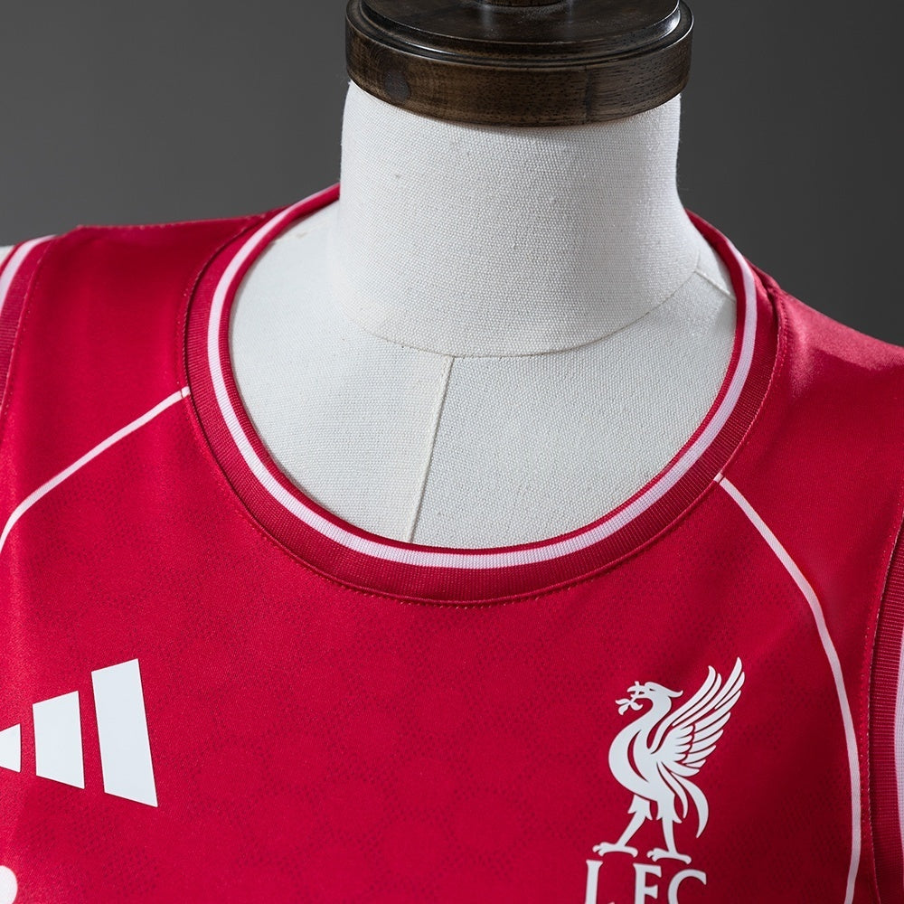 Women Liverpool Home Vest 25/26 Football Kit Soccer Shirt