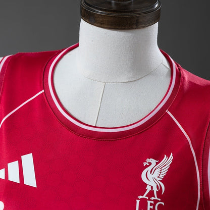 Women Liverpool Home Vest 25/26 Football Kit Soccer Shirt