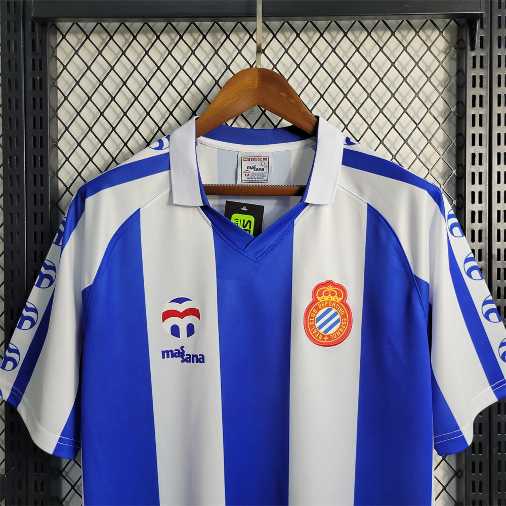 Retro version 1984-1989 Espanyol home Jersey