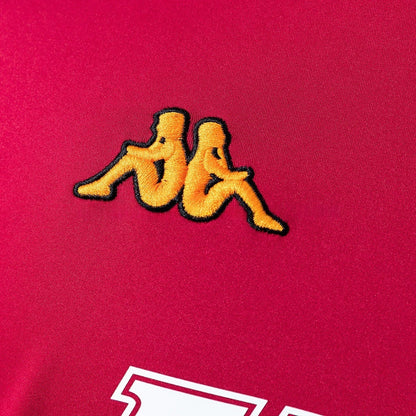 Retro Rome Home Jersey 2000-01 Long Sleeves Football Kit Soccer Shirt