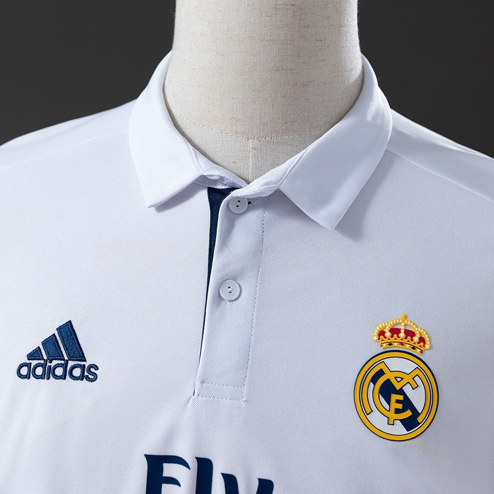 Real Madrid Jersey 2016-17 Home Retro Kit Long Sleeves