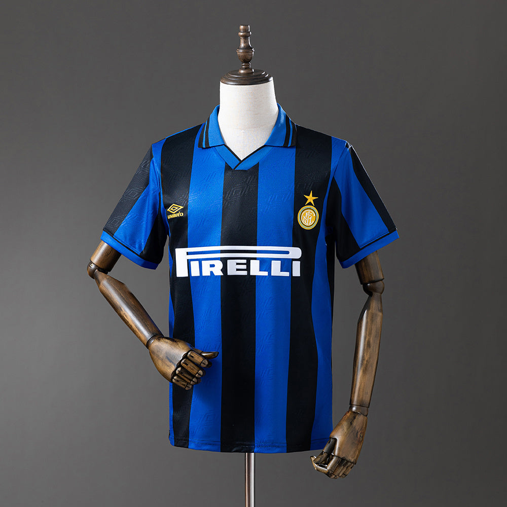 Retro Inter Milan Jersey 1995-96 Home Football Kit