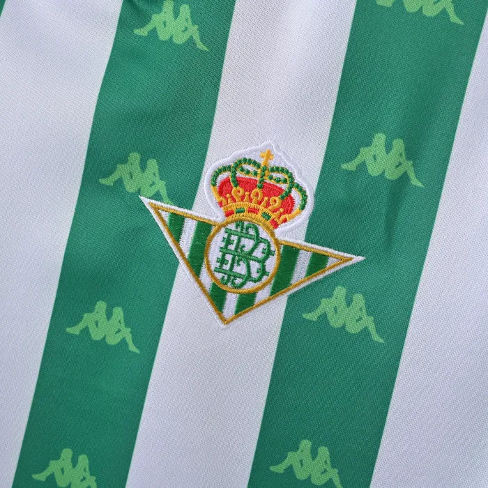 Retro Real Betis Home Jersey 1996/97 Long Sleeves Football Kit Soccer Jersey