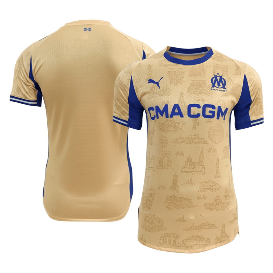 Mens Marseille Fourth Jersey 2025/26 - Player Version (Slim Fit)