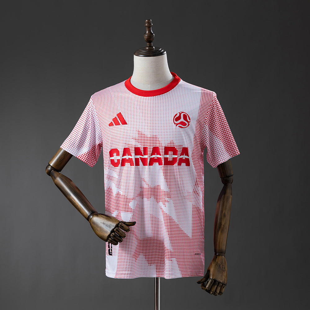 Canada Jersey 2026 White Pink Special Football Kit