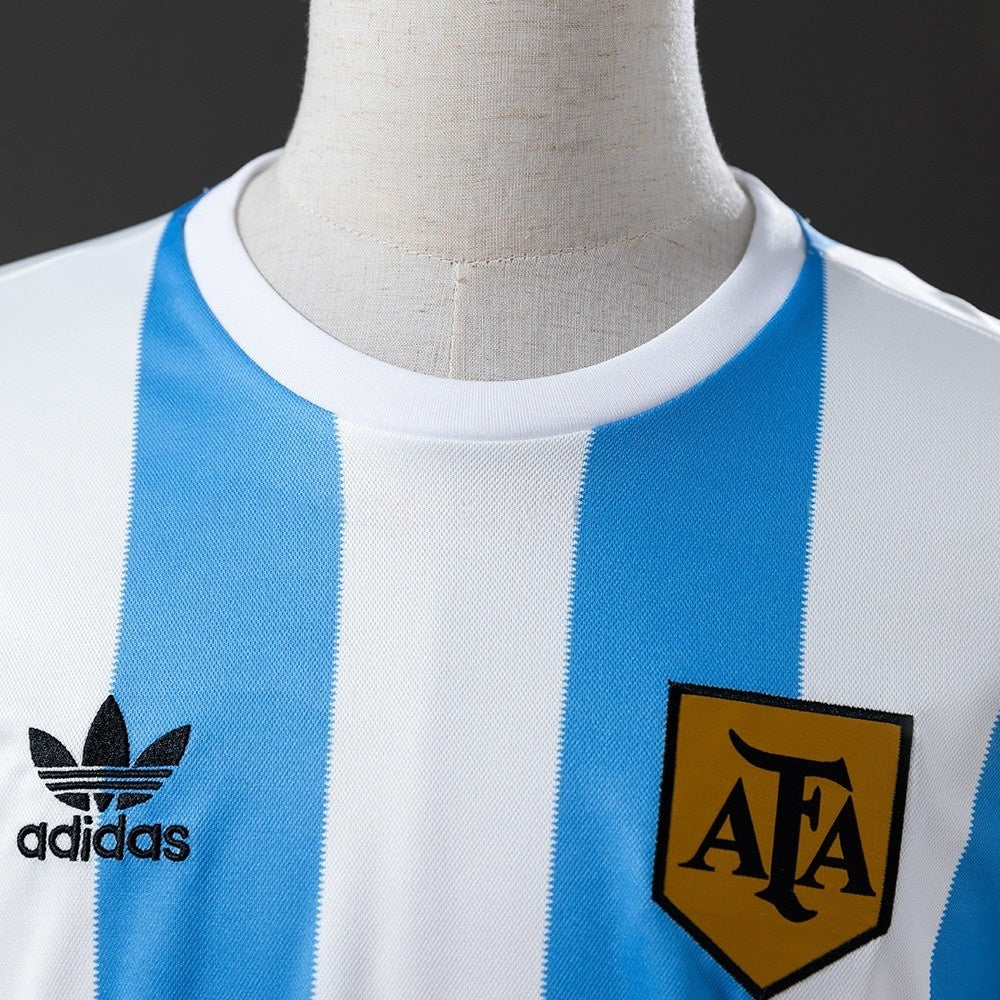 Argentina Jersey 1978 Home Retro Football Kit