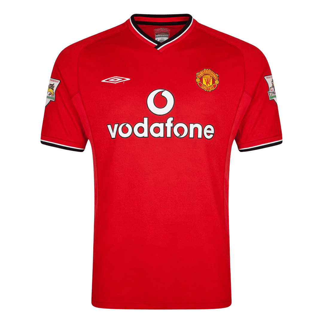 Retro 2000/02 Mens Manchester United Home Jersey