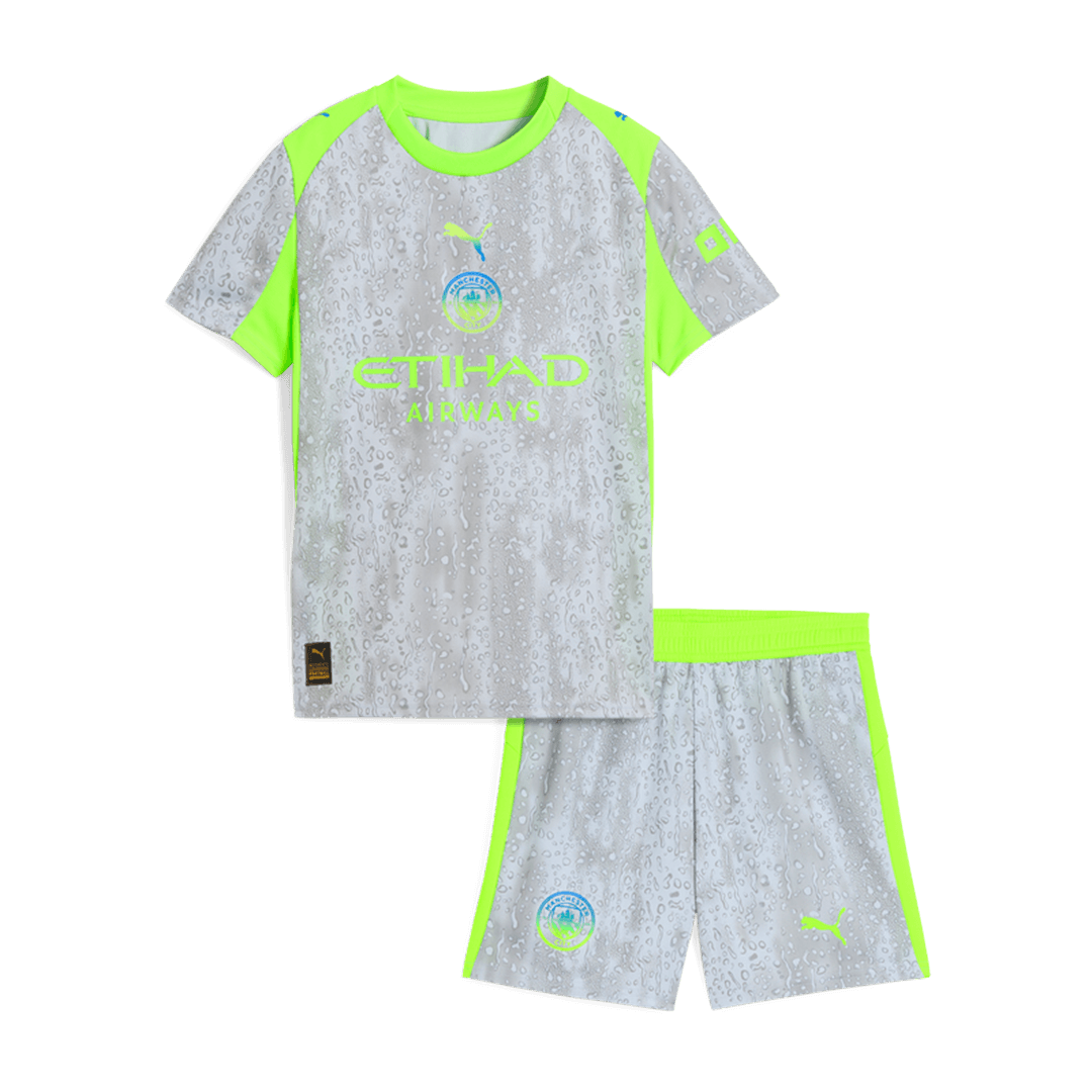 Kids Manchester City Third Kit 2025/26