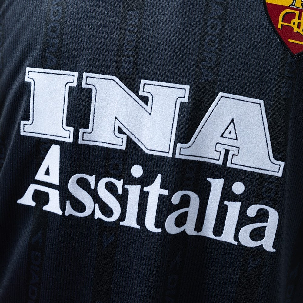 Rome Jersey 1999-00 Third Retro Football Kit Long Sleeves