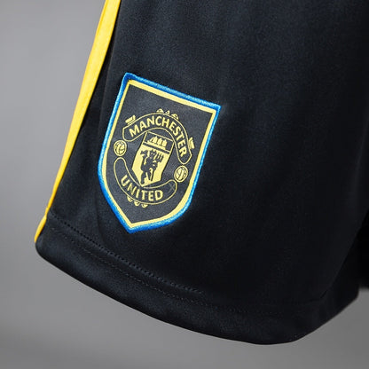 Manchester United Third Shorts 25/26 Black Football Kit Soccer Shorts