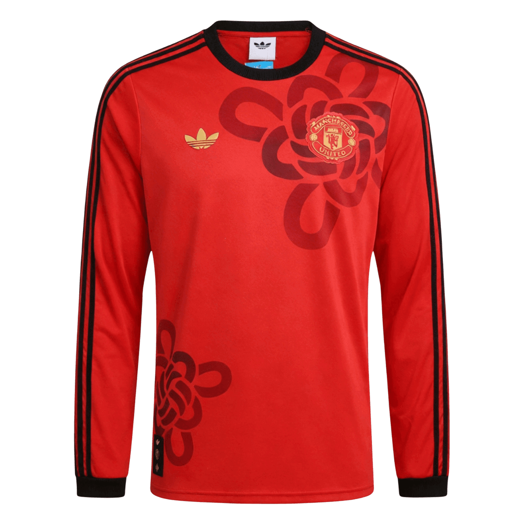 Mens Manchester United Long Sleeve Jersey 2025/26