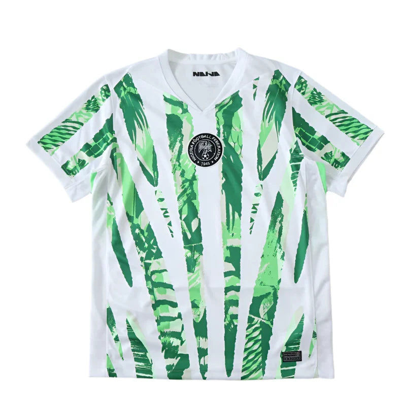 JCF Concept White and Green Jersey Inspired by Nigeria Culture