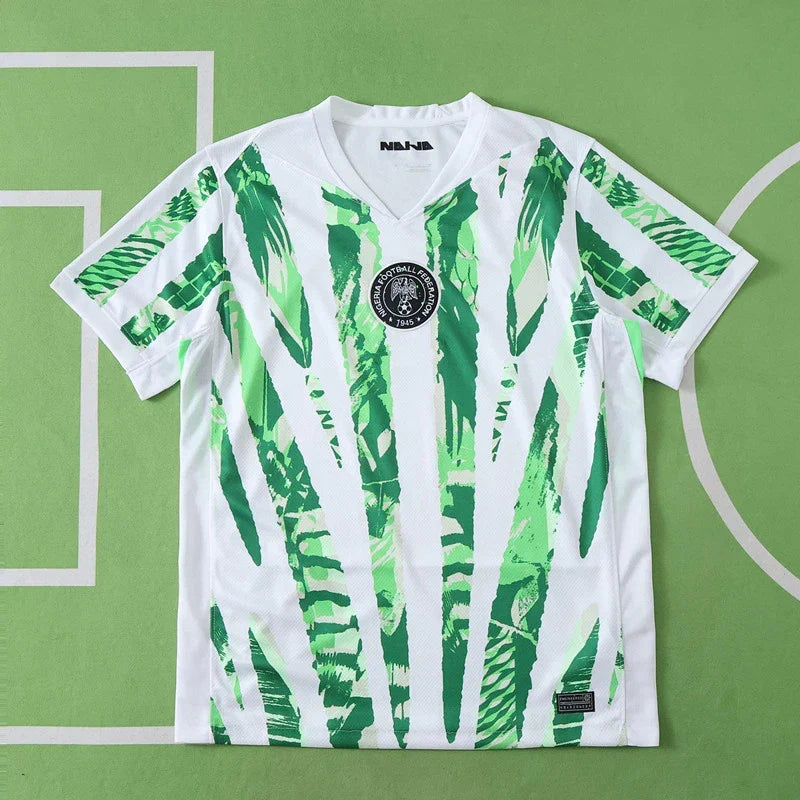 JCF Concept White and Green Jersey Inspired by Nigeria Culture