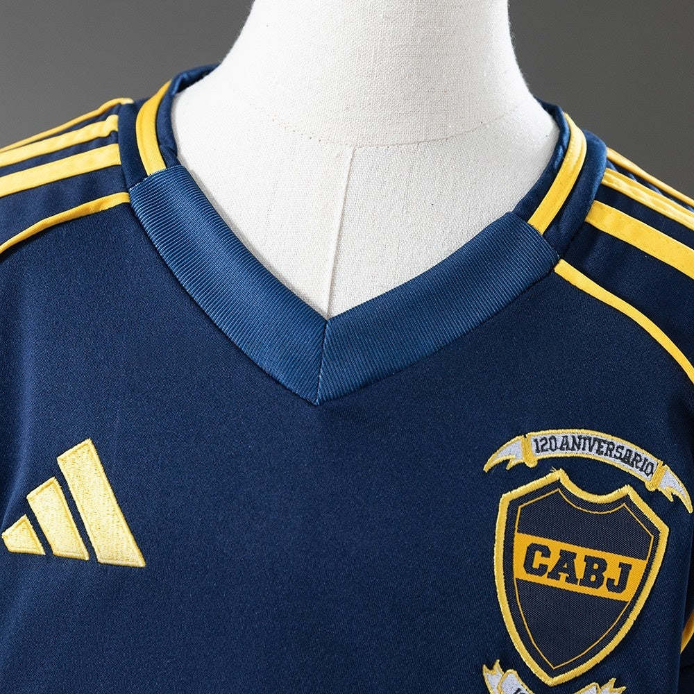 Kids Boca Juniors Jersey 2025/26 Home Football Kit