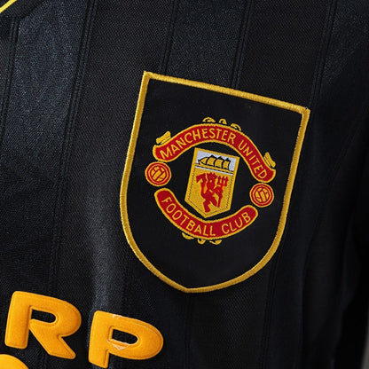 Manchester United Jersey 1993-95 Away Retro Football Kit Long Sleeves