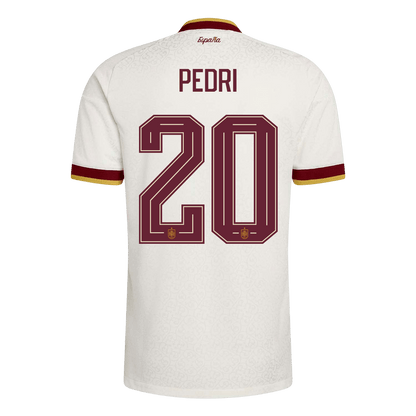 PEDRI #20 Mens Spain World Cup Away Jersey 2026 - Player Version (Slim Fit)