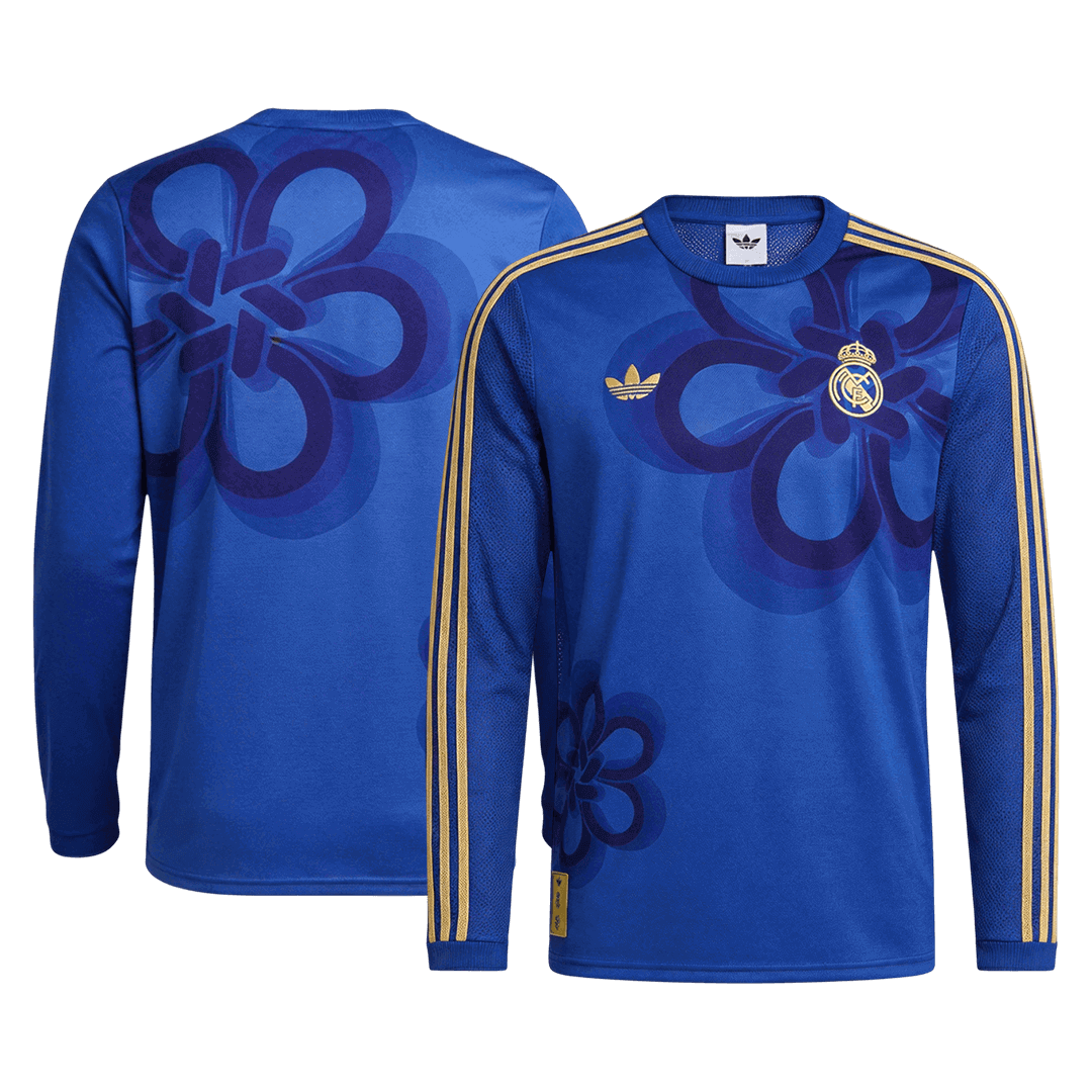 Mens Real Madrid Long Sleeve Jersey 2025/26