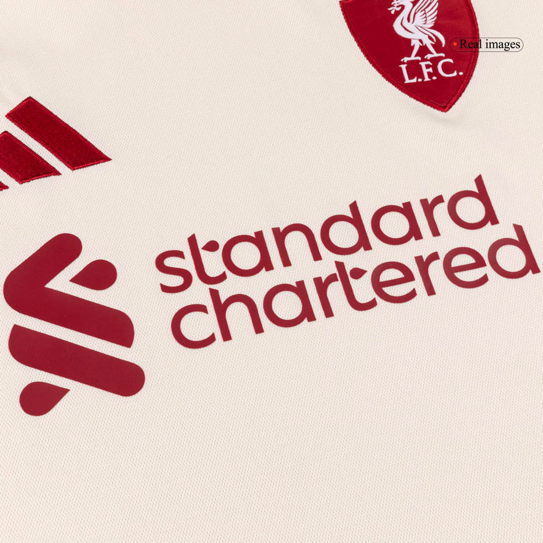 Mens Liverpool Away Long Sleeve Jersey 2025/26