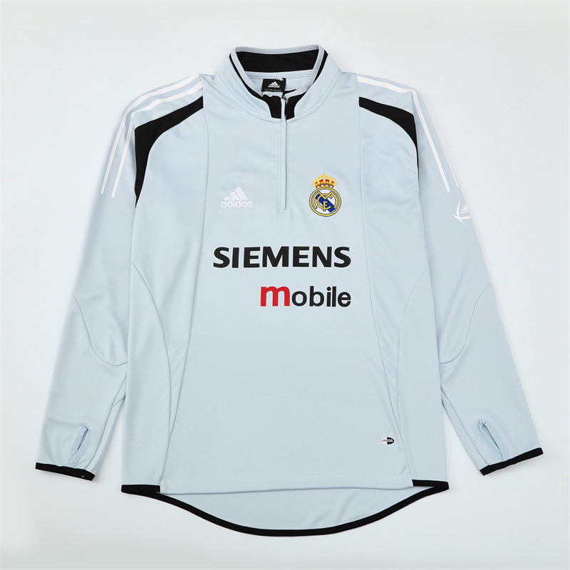 Retro Real Madrid Training Tracksuits 2004-05 Football Kit Soccer Jersey