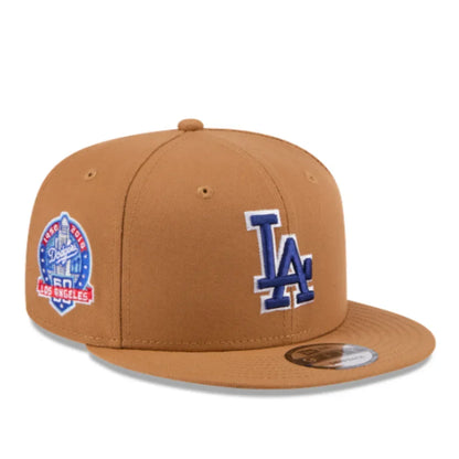 New Era Los Angeles Dodgers Color Pack 9FIFTY Snapback Hat-Light Bronze