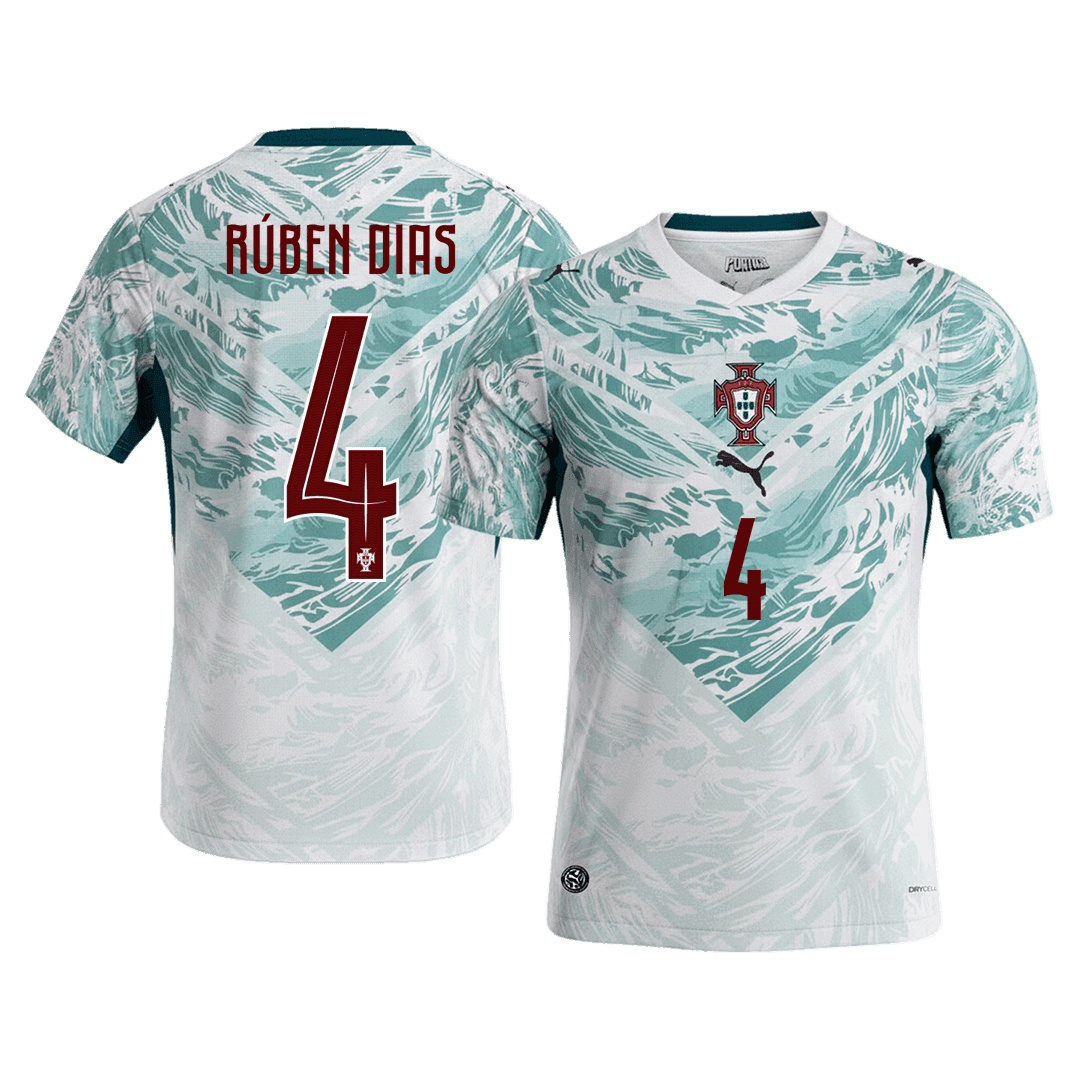 RÚBEN DIAS #4 Mens Portugal World Cup Away Jersey 2026