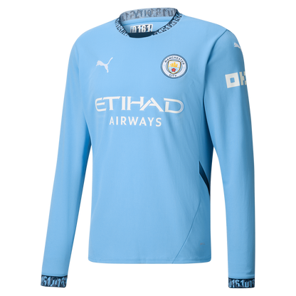 Puma Men's Manchester City FC Home Stadium Jersey Long Sleeve 24/25