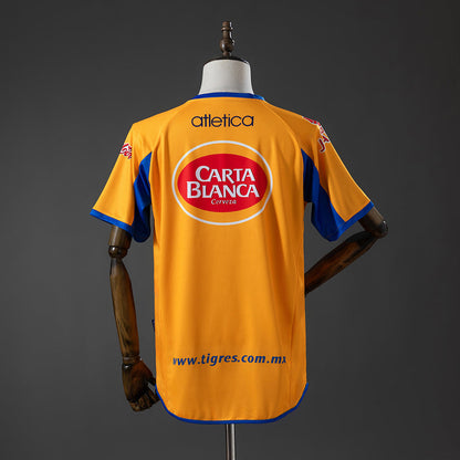 Club Tigres Home Jersey 2006 Retro Football Kit Soccer Shirt