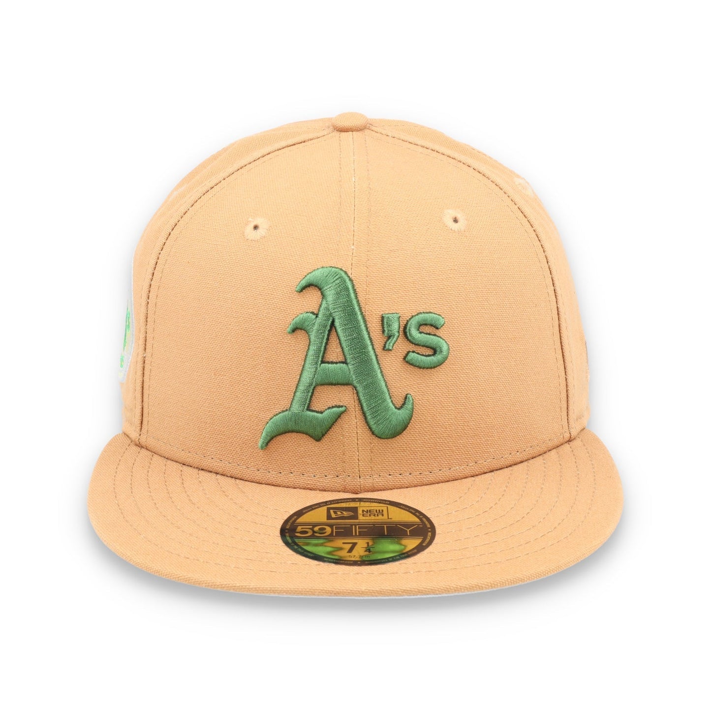 New Era Oakland Athletics 1973 World Series Patch 59FIFTY Fitted-Peanut