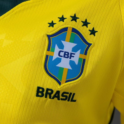 Women Brazil Home Short Jersey 2026 World Cup Football Kit Soccer Shirt