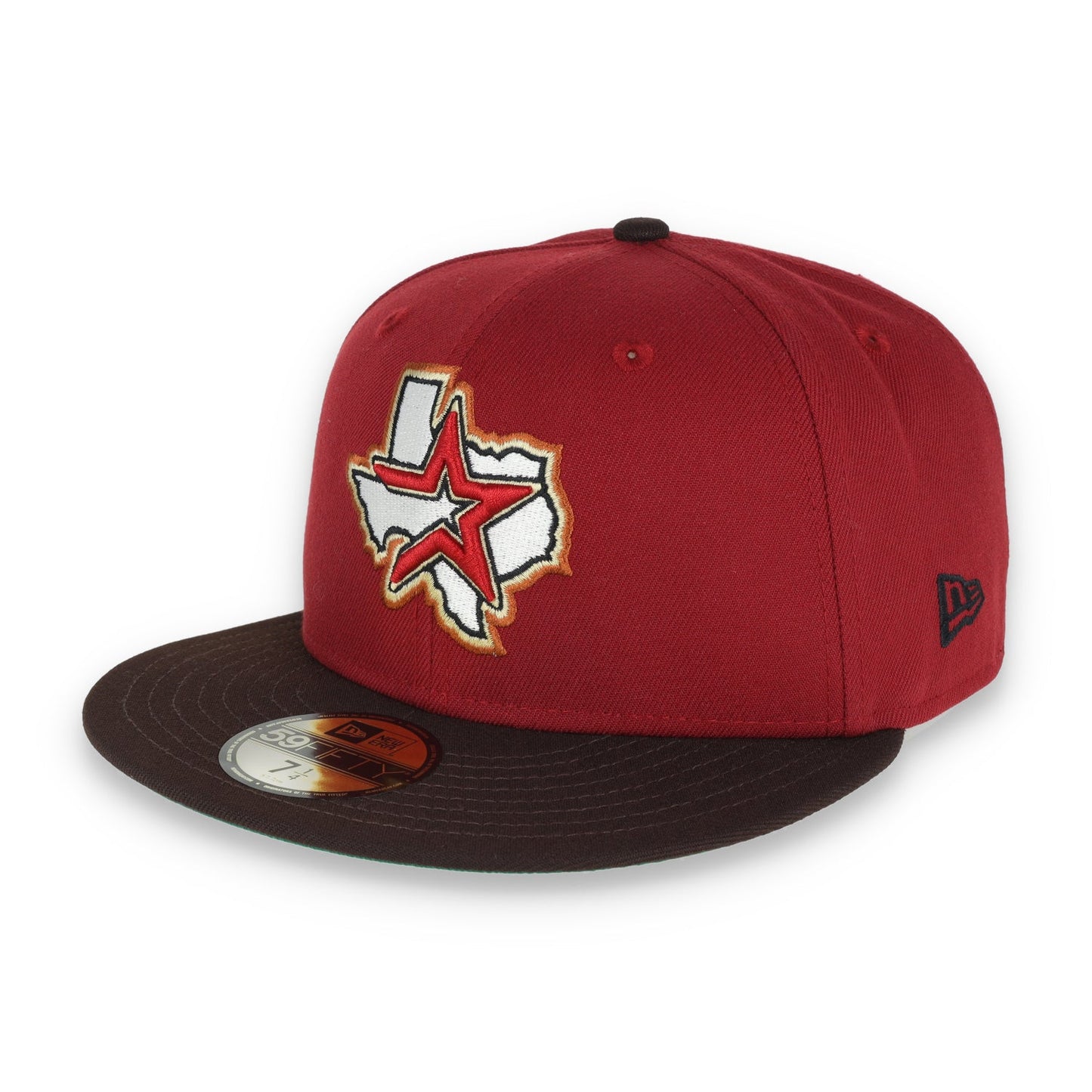 New Era Houston Astros 45th Anniversary Patch 59FIFTY-BURNT RED/BROWN