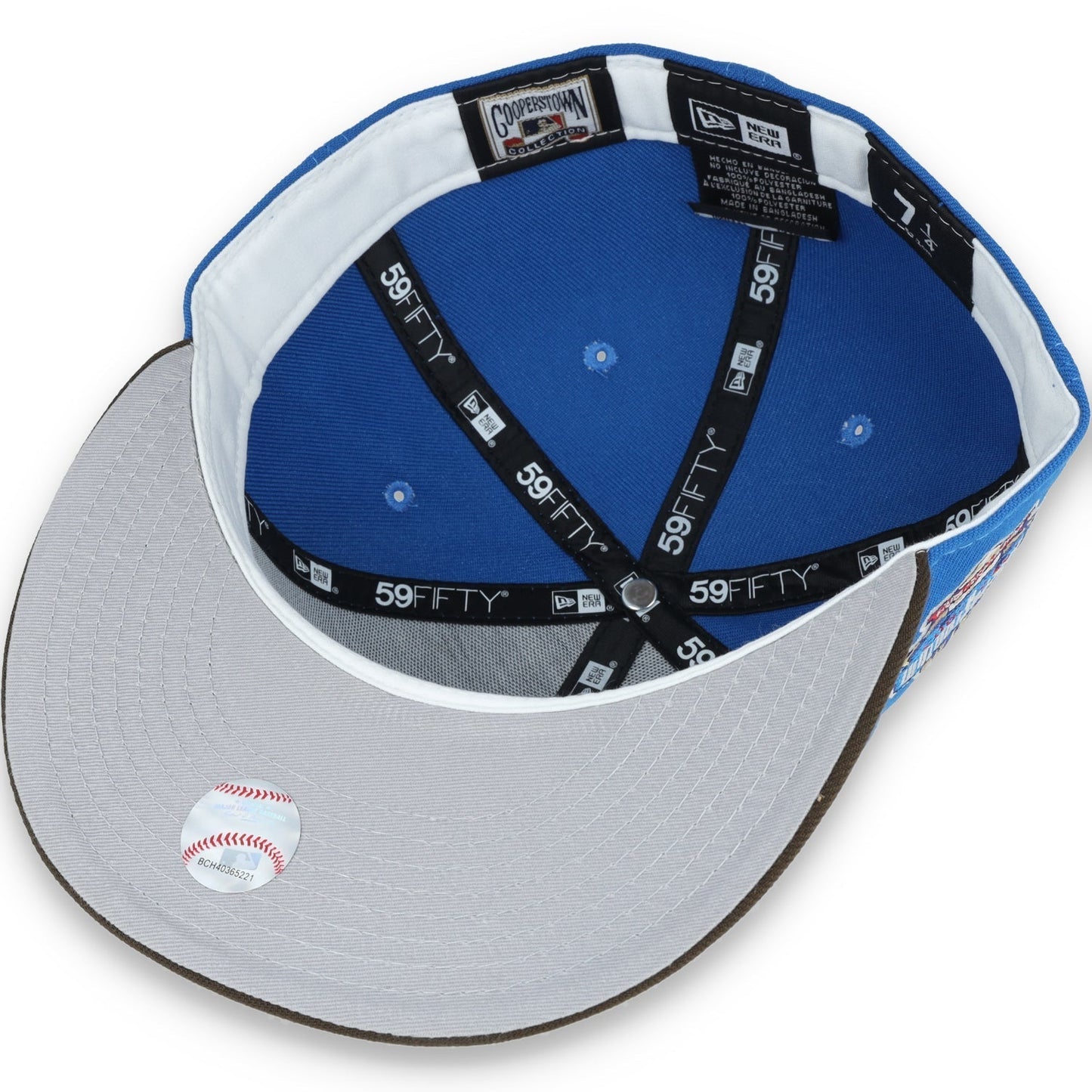 New Era Los Angeles Dodgers 40th Anniversary Side Patch 59FIFTY Fitted  Mystic Blue/Brown