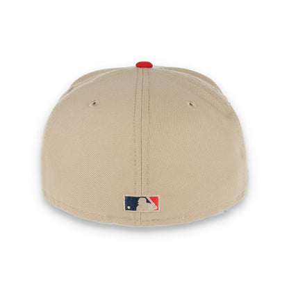 New Era Boston Red Sox 1999 All Star Game Patch 59FIFTY Fitted Khaki Hat