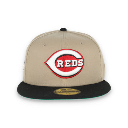 New Era Cincinnati Reds 2003 Inaugural Side Patch 59FIFTY Fitted Khaki Hat