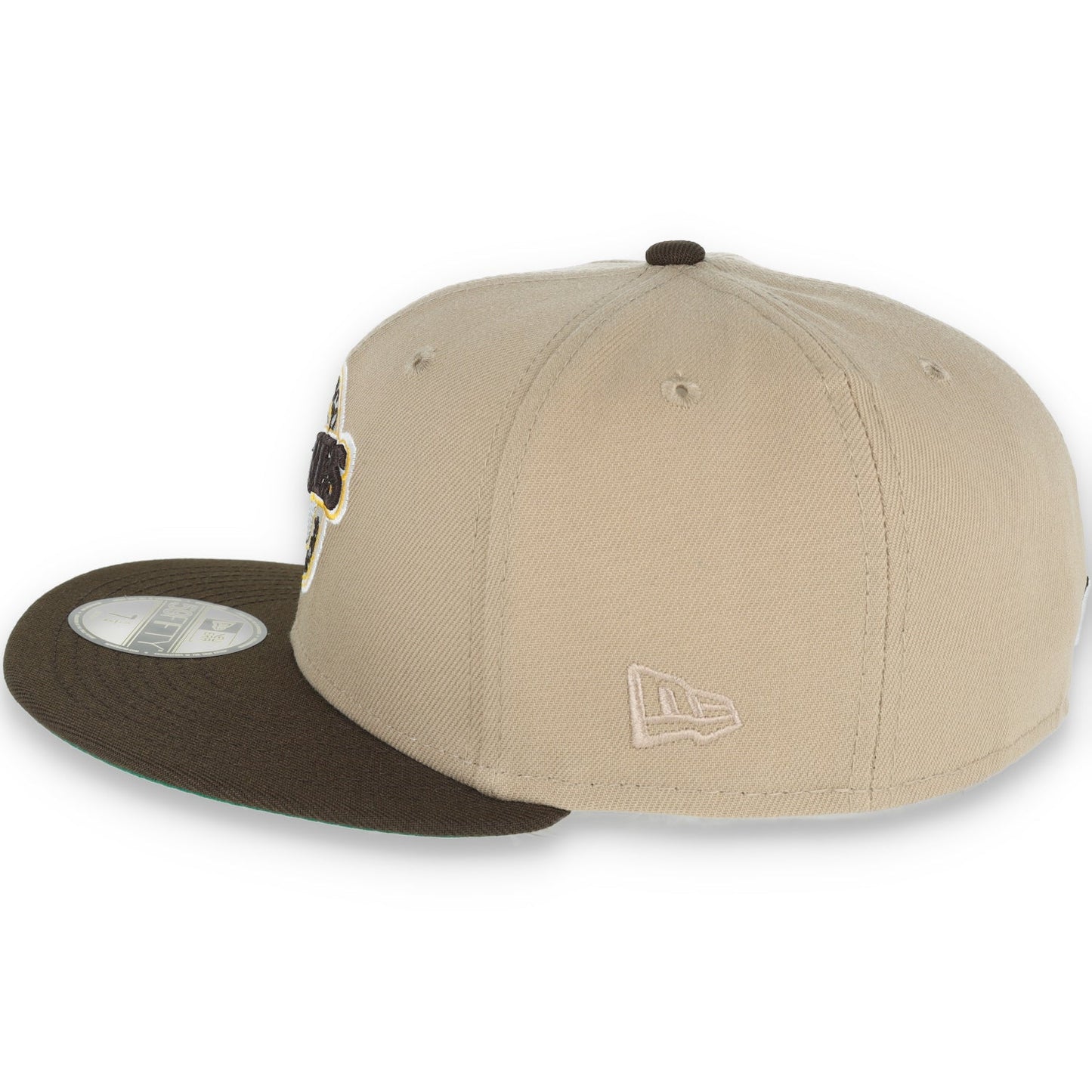 New Era San Diego Padres 25Th Anniversary Side Patch  59FIFTY Fitted Khaki Hat