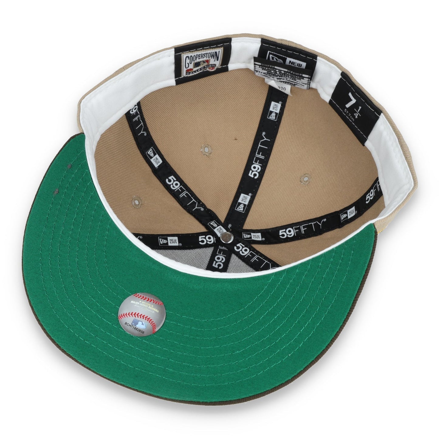 New Era San Diego Padres 25Th Anniversary Side Patch  59FIFTY Fitted Khaki Hat