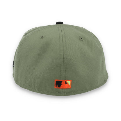 New Era San Francisco Giants 50th Anniversary Side Patch 59FIFTY Fitted Hat- Olive Green