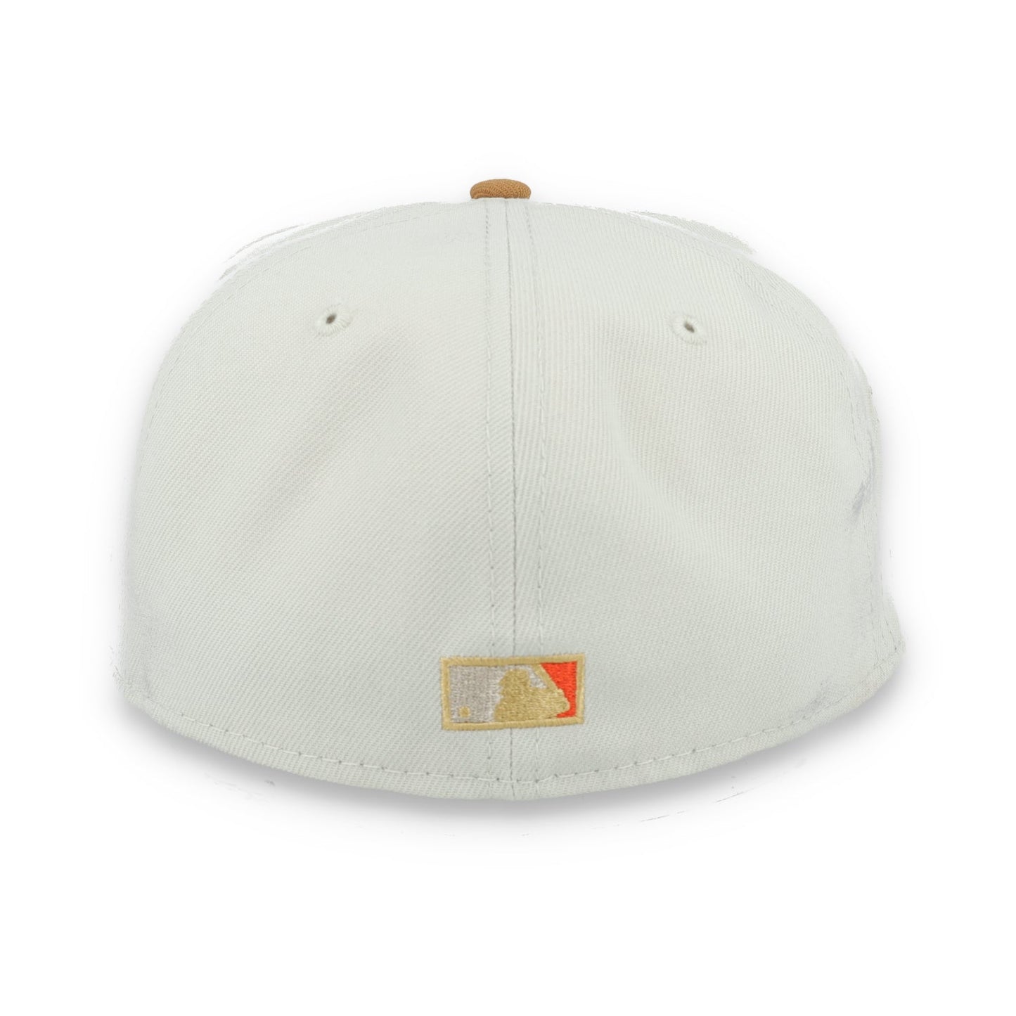 New Era San Francisco Giants 50th Anniversary Side Patch 59IFTY Fitted hat- Chrome/Light Bronze