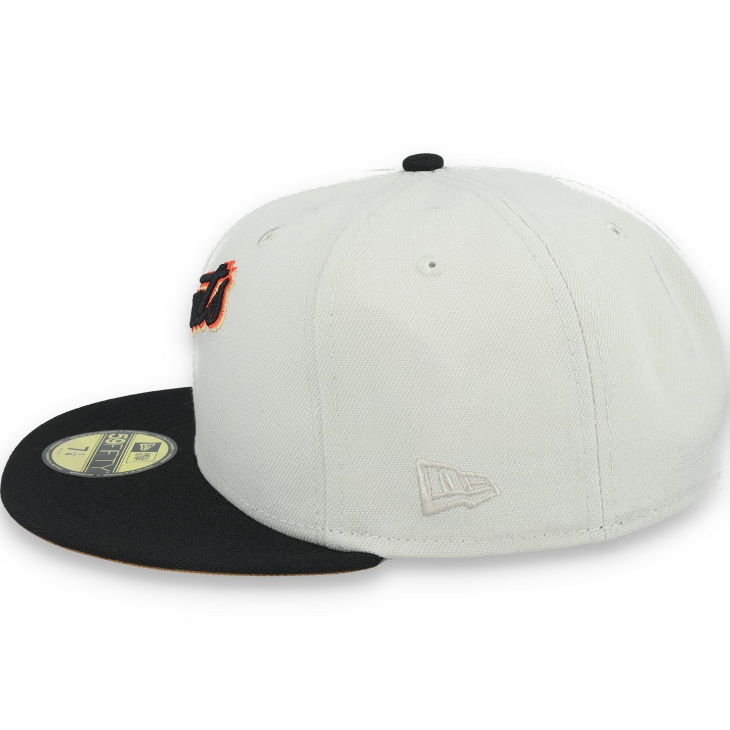 New Era San Francisco Giants 50th Anniversary Side Patch 59IFTY Fitted hat- Chrome
