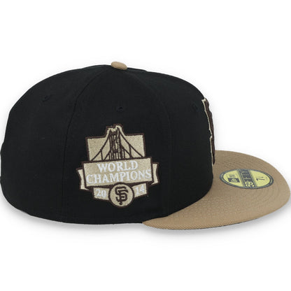 New Era San Francisco Giants 2014 World Series Side Patch 59IFTY Fitted Hat-Black