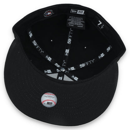 New Era San Francisco Giants 4X Logo 59IFTY Fitted Hat-Black